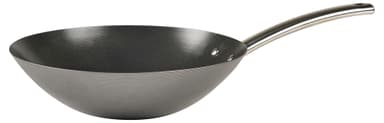 Funktion Wok Dia. 30,5 x 8,4 cm Sort carbonstål