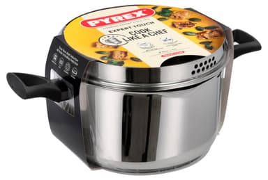 Pyrex Gryde Polished steel