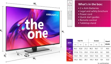 Philips 55” The One PUS8848 4K LED Smart TV (2023)