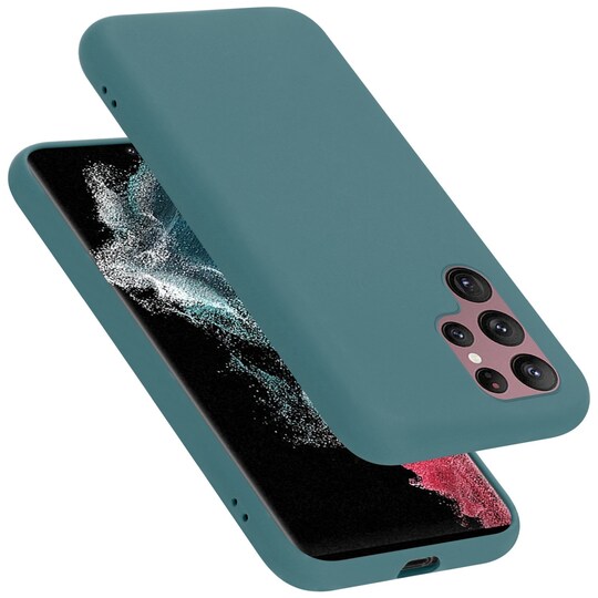 Samsung Galaxy S22 ULTRA Cover Etui Case (Grøn)