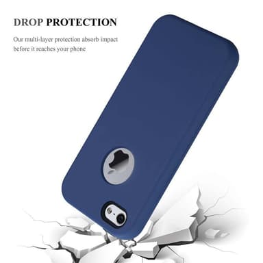 iPhone 5 / 5S / SE 2016 Case Etui Cover (Blå)