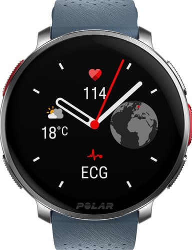 Polar Vantage V3 sportsur 47mm (stål/blå)