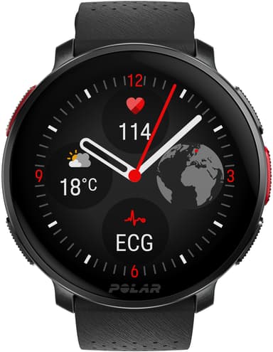 Polar Vantage V3 sportsur 47mm (sort)