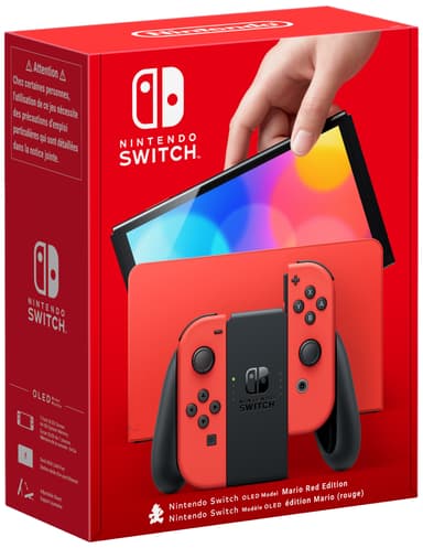 Nintendo Switch OLED Mario Edition gaming-konsol