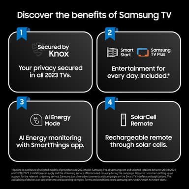 Samsung 50" CU8075 4K LED Smart TV (2023)