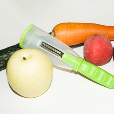 Smart Kartoffelskræller frugtskræller grøntsagsskræller med beholder