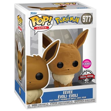 Funko Pop! Flocked Exclusive Pokemon Eevee-figur