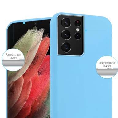 Samsung Galaxy S21 ULTRA Cover Etui Case (Blå)