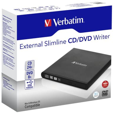 Verbatim Mobile DVD-brænder - sort