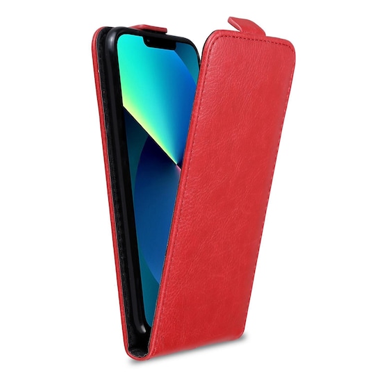 iPhone 13 Pungetui Flip Cover (Rød)