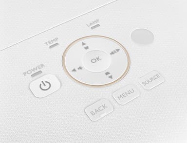 BenQ projektor W2000 - hvid