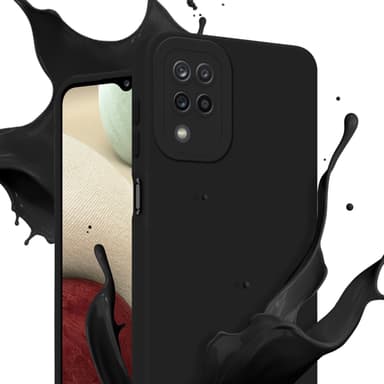Samsung Galaxy A12 / M12 Etui Case Cover (Sort)