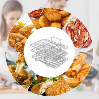 Luftfriturestativ til Ninja Air Fryer Flerlags dobbeltkurv