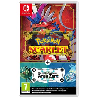 Pokémon Scarlet + The Hidden Treasure of Area Zero (Switch)