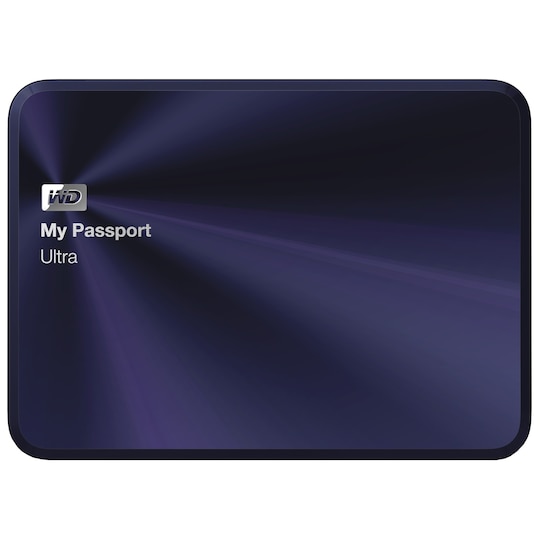 WD My Passport Ultra Metal Edition 1 TB - mørkeblå