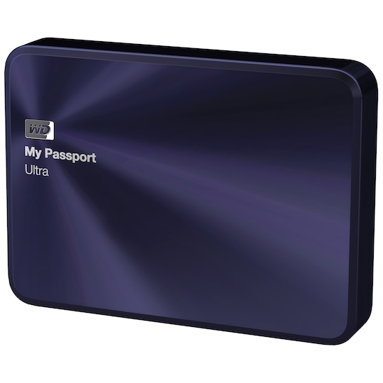 WD My Passport Ultra Metal Edition 2 TB (mørkeblå)