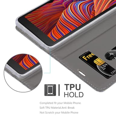 Samsung Galaxy XCover 5 Pungetui Cover Case (Grå)