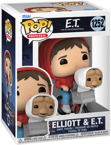 Funko Pop! Vinyl E.T. Elliot og ET på cykel-figur