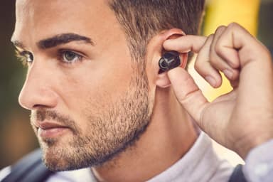 Sony ægte trådløs in-ear hovedtelefoner WF-1000X (sort)