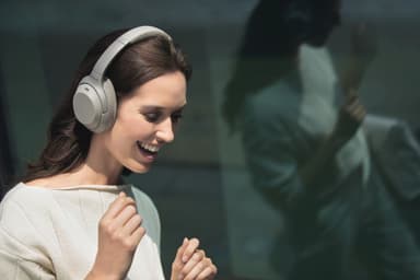 Sony trådløse around-ear hovedtelefoner WH-1000XM3 (sølv)