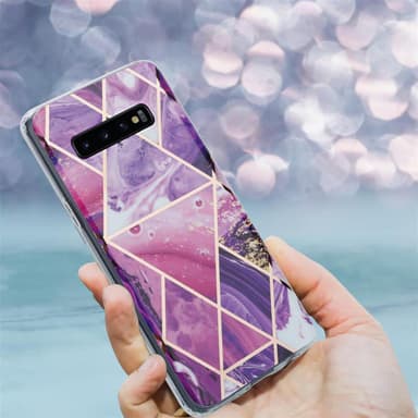 Samsung Galaxy S10 PLUS Pungetui Cover Case (Lilla)