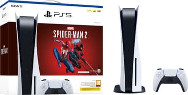 PlayStation 5 + Marvels Spiderman 2 pakke