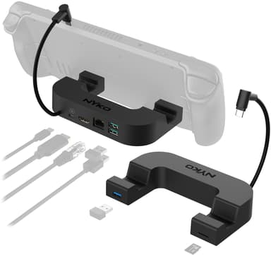 Nyko Steam Deck 7-i-1 USB-C strømdockingstation