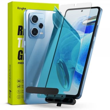 Ringke Xiaomi Redmi Note 12 Pro 5G Skærmbeskytter Tempered Glass Installation Jig 2-pak