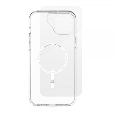 ZAGG iPhone 15 Plus Cover med Skærmbeskyttelse Luxe Snap & Glass