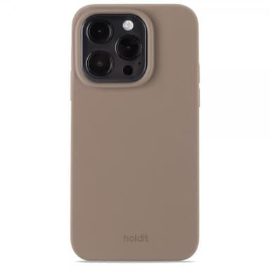 holdit iPhone 15 Pro Cover Silikone Mocha Brown Elgiganten
