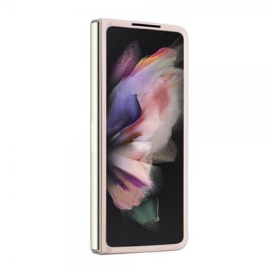 Guess Samsung Galaxy Z Fold 5 Cover 4G Metal Triangle Strass Lyserød