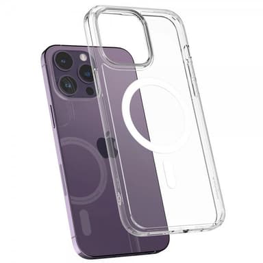 Spigen iPhone 14 Pro Cover AirSkin Hybrid MagFit Hvid