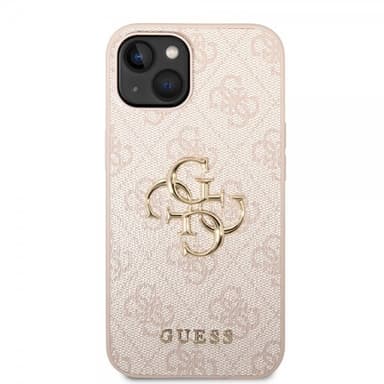 Guess iPhone 15 Plus Cover 4G Logo Lyserød