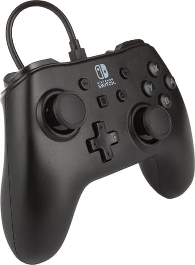 PowerA Nintendo Switch USB-kablet gamepad (sort)