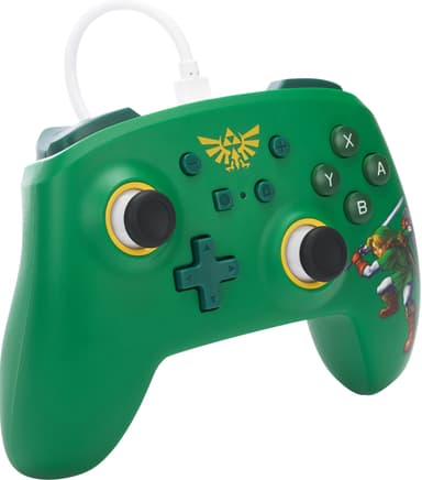 PowerA Nintendo Switch USB-kablet gamepad (Zelda Edition)