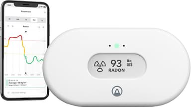 Se Airthings View Radon radonmåler 2989 hos Elgiganten