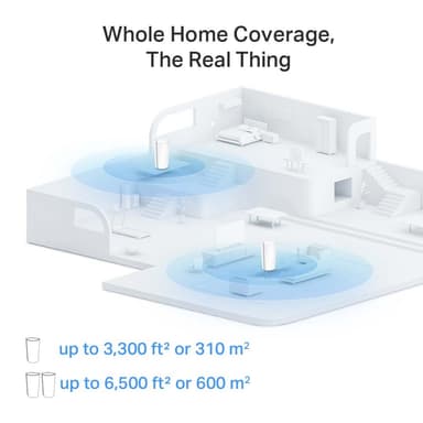 TP-Link Deco XE200 AXE11000 mesh WiFi-system (1-pakke)