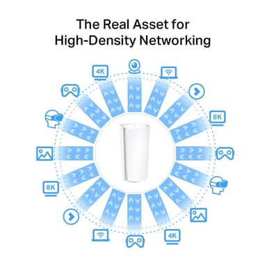 TP-Link Deco XE200 AXE11000 mesh WiFi-system (1-pakke)