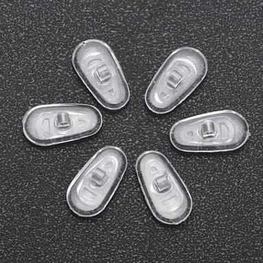 30 par G14 silikone anti-slip næsepuder til briller Gennemsigtig