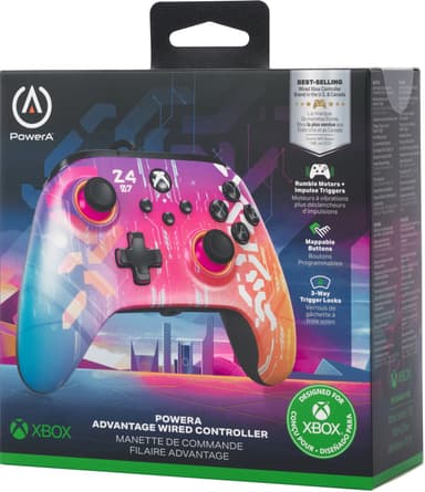 PowerA Xbox Advantage USB-C kablet gamepad (pink)