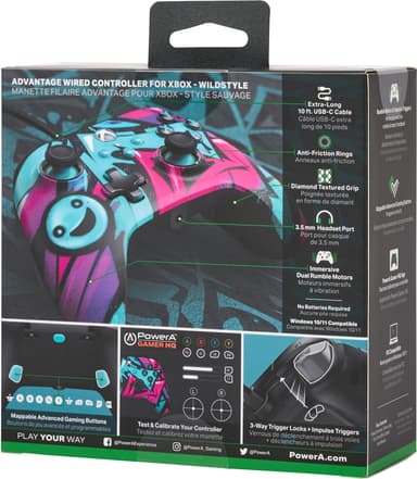 PowerA Xbox Advantage USB-C kablet gamepad (wildstyle)