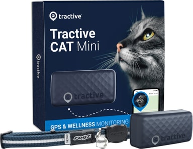 Tractive CAT Mini GPS tracker til kat (blå) Elgiganten