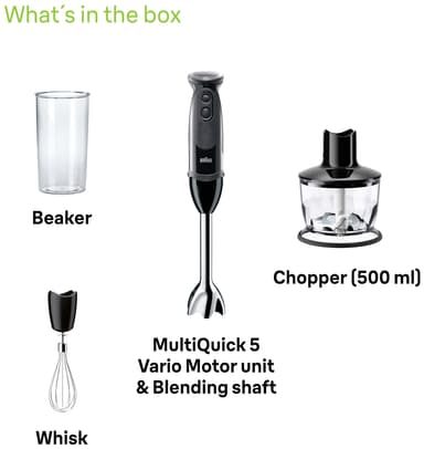 Braun Multiquick 5 Vario Stavblender MQ5235BK