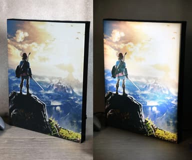 Legend of Zelda plakat med lys