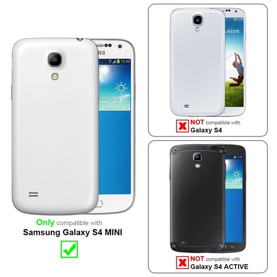 Samsung Galaxy S4 MINI Pungetui Cover Case (Rød)