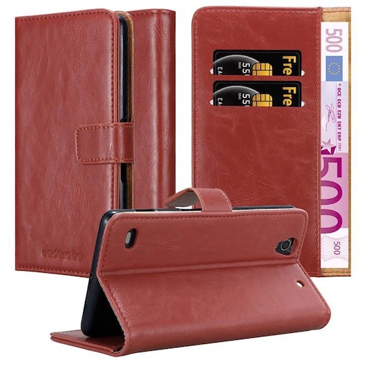 Sony Xperia C4 Pungetui Cover Case (Rød)