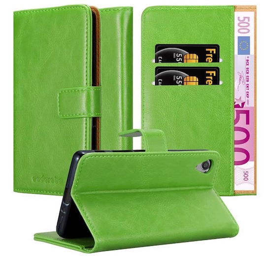 Sony Xperia X Pungetui Cover Case (Grøn)