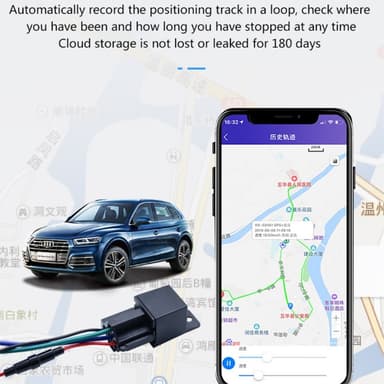 Car Relay Real Time GPS Tracker Anti Theft Alarm Sikkerhed