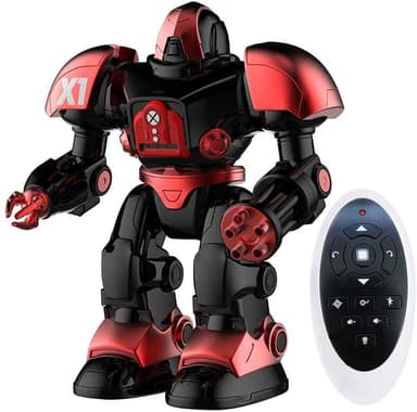 Radio-controlled Robot that shoots foam discs + dances and sings
