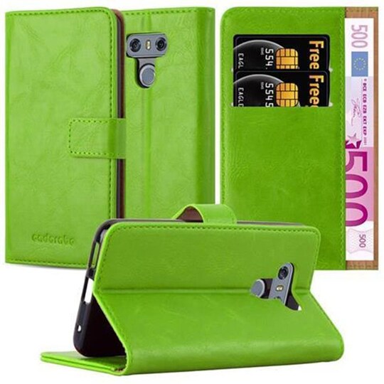 LG G6 Pungetui Cover Case (Grøn)